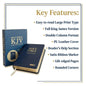 KJV Holy Bible, Large Print Edition | English Bible, Holy Bible