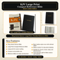 KJV Compact Thinline Bible, Comfort Print | English Bible, Holy Bible