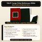 NKJV Large Print Reference Bible | Study Bible, Reference Bible | Holy Bible