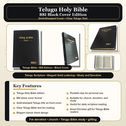 Telugu Holy Bible (Royal Size) | Regional Bible, Holy Bible
