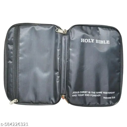 Waterproof Bible Cover with Inspirational Verse - Durable Protective Case
