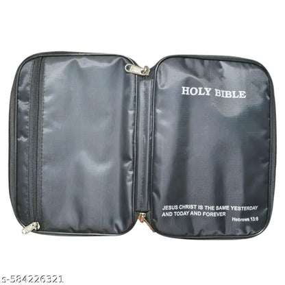Waterproof Bible Cover with Inspirational Verse - Durable Protective Case