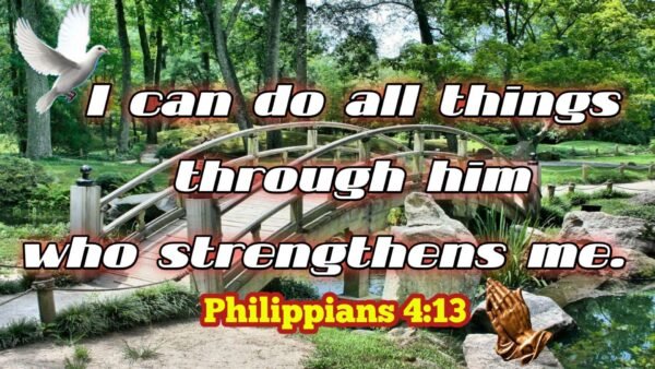 English Bible Verse Wall Laminated Poster