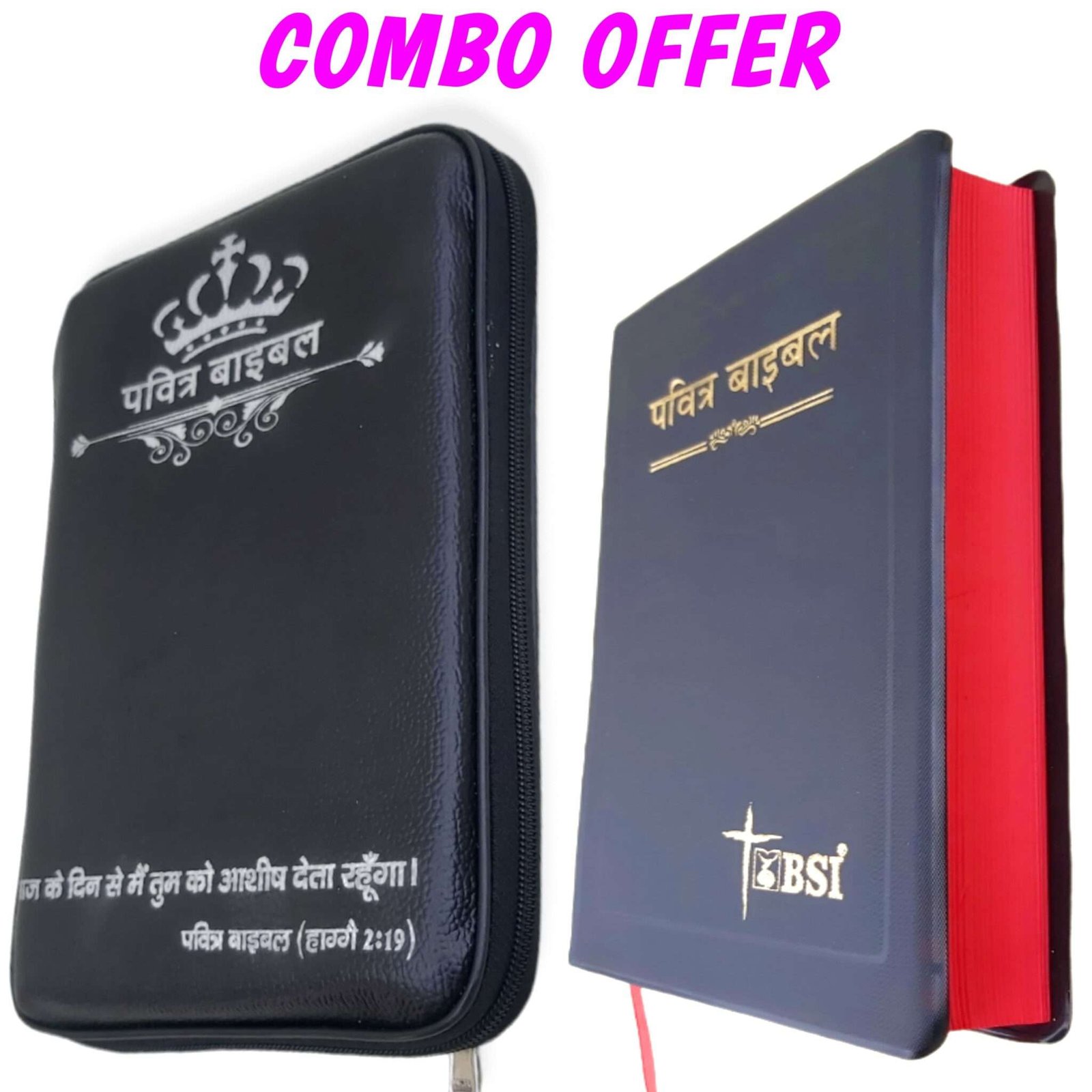 HINDI BIBLE WITH BIBLE COVER - HINDI BIBLE - NEW HINDI BIBLE