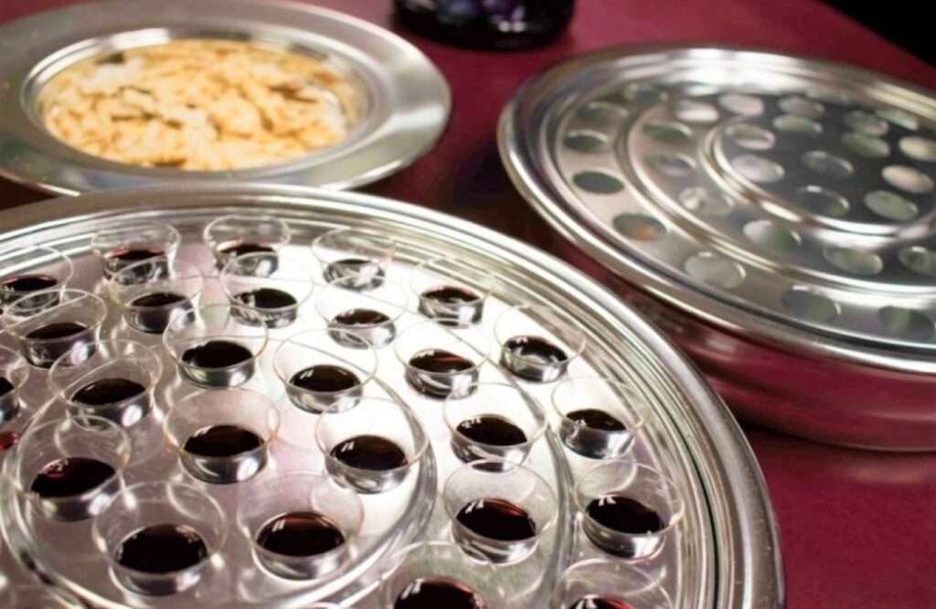 The Holy Communion Full Set Holy Communion Tray & Communion Wafers
