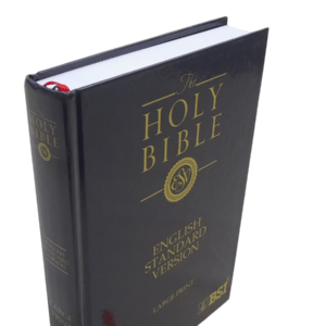 ESV The Holy English Standard Version Bible Large Print Bible Black Color Hard Bound New Edition