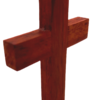 Jesus Wood Cross Small Size - Image 6