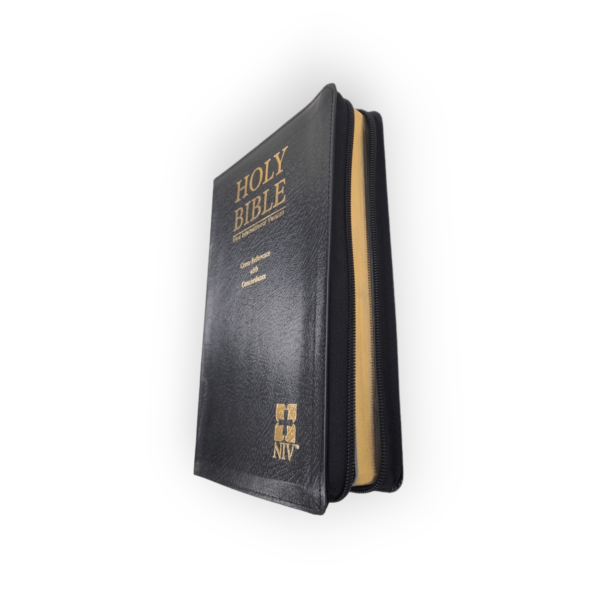 Niv Cross Reference With Concordance Black Leather Cover (2)