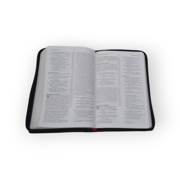 NIV Cross Reference With Concordance Black Leather Cover (6)