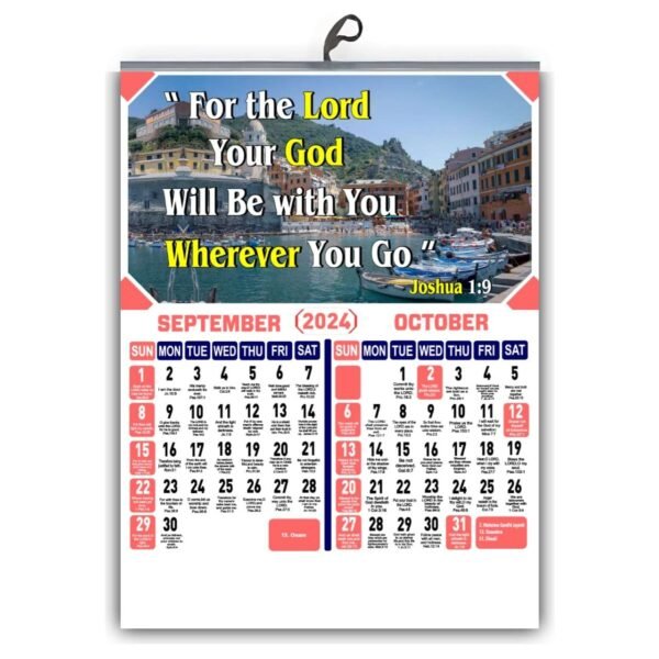 Christian Monthly Calendar