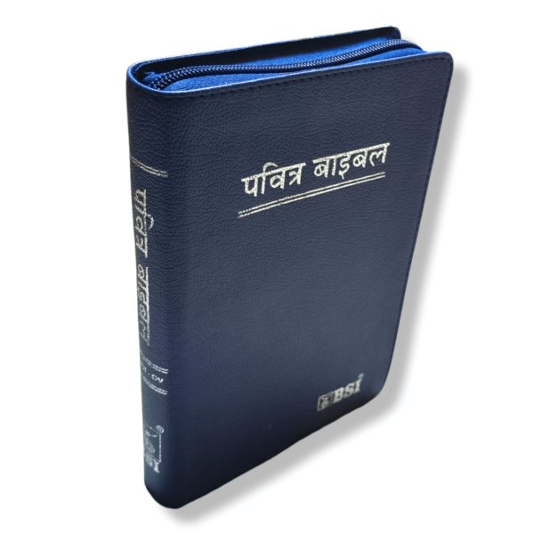 Hindi Korean Printed Bible Silver Edge With Zip