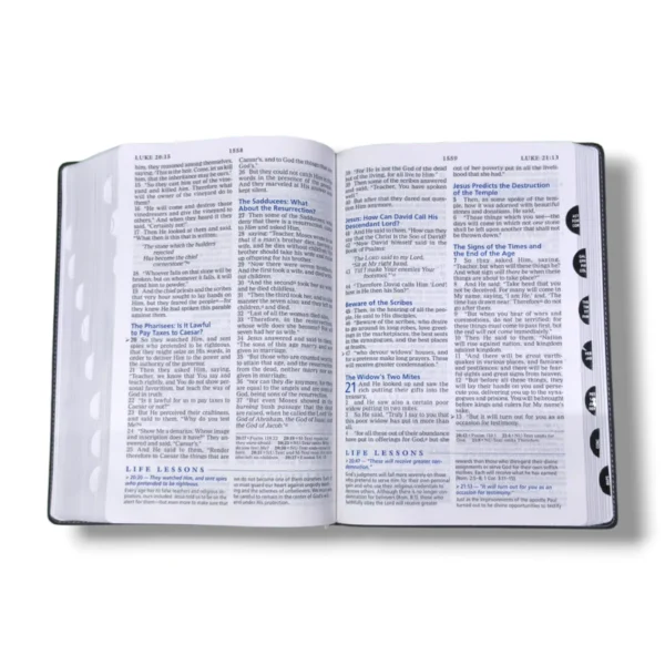 New English Study Bible, New Edition English Bible, This Bible Letters Are Very Big, The Holy English Study Bible,