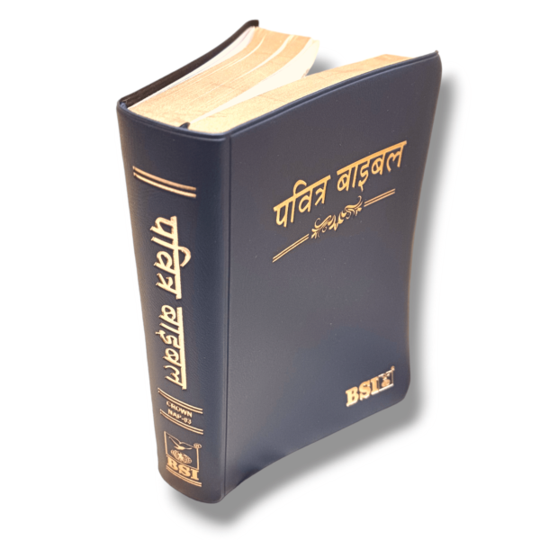 Hindi Crown Vinyi Navy Blue Bible (3)