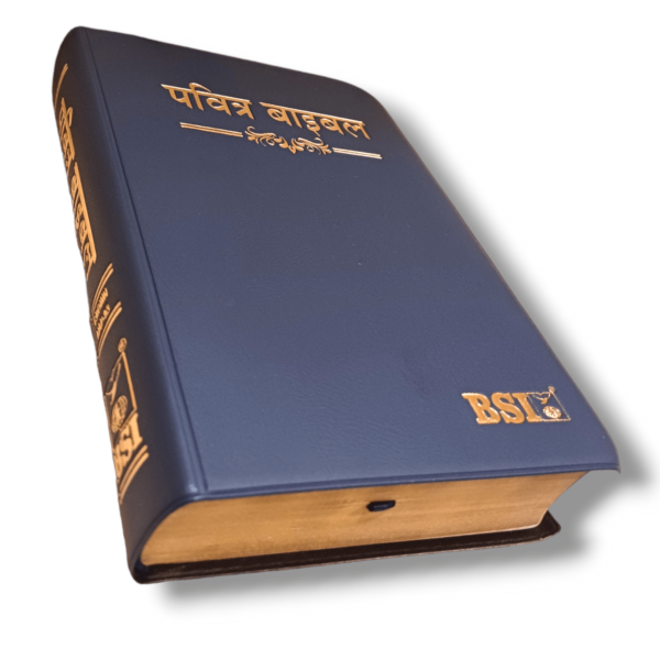 Hindi Crown Vinyi Navy Blue Bible (7)