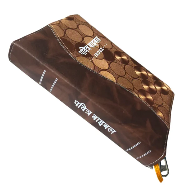 Compact Hindi Bible BROWN AND GOLDEN