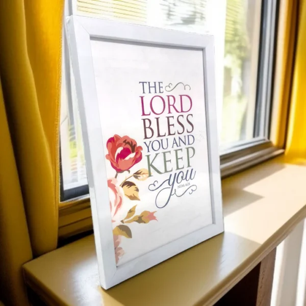 | 11 inch × 8 inch | Numbers 6:24
