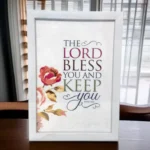 | 11 inch × 8 inch | Numbers 6:24