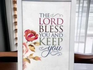 | 11 inch × 8 inch | Numbers 6:24