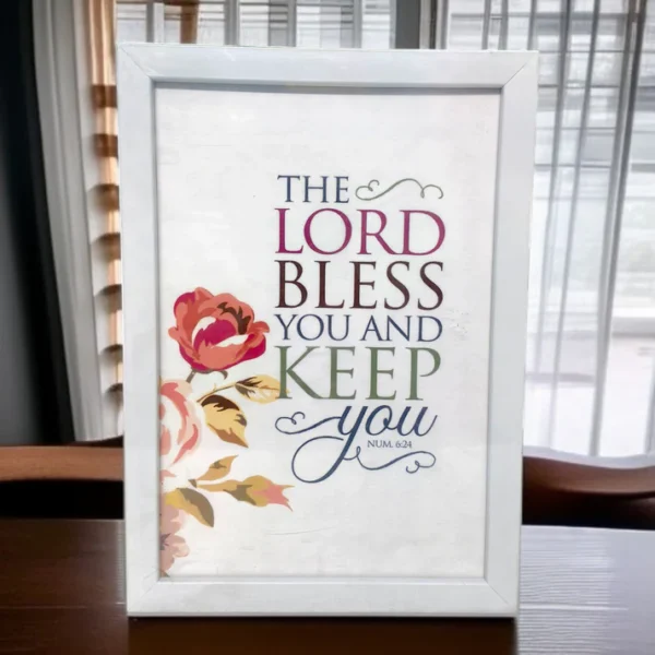 | 11 inch × 8 inch | Numbers 6:24