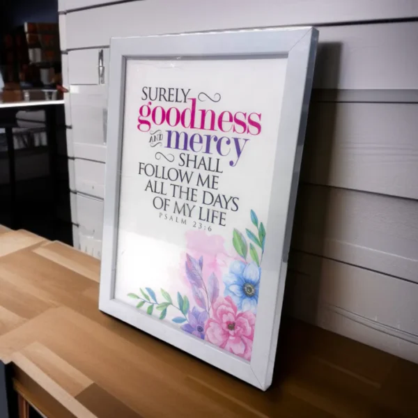 11 inch × 8 inch | Psalm 23:6