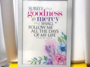 11 inch × 8 inch | Psalm 23:6