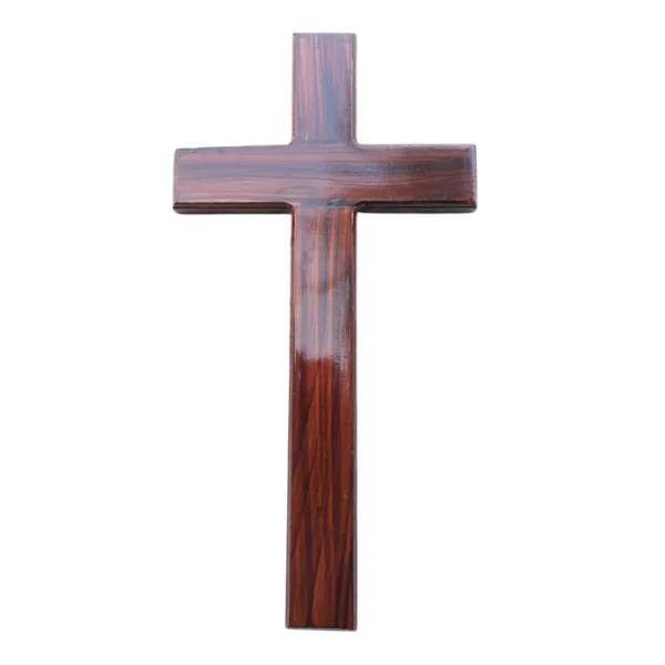 DARK PURE WOODEN CROSS 55