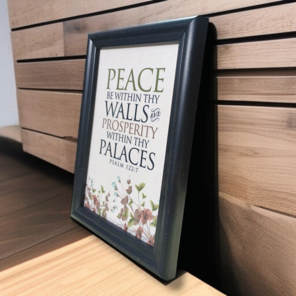 Peace be WITHIN THY Walls