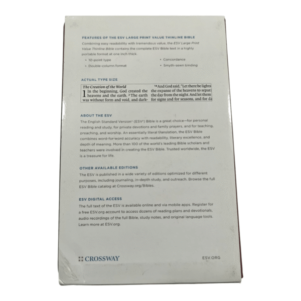 Esv large print value