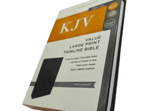 KJV Value Thinline Bible, Large Print, Black Leathersoft – Comfort Print, Red Letter, Slim & Affordable
