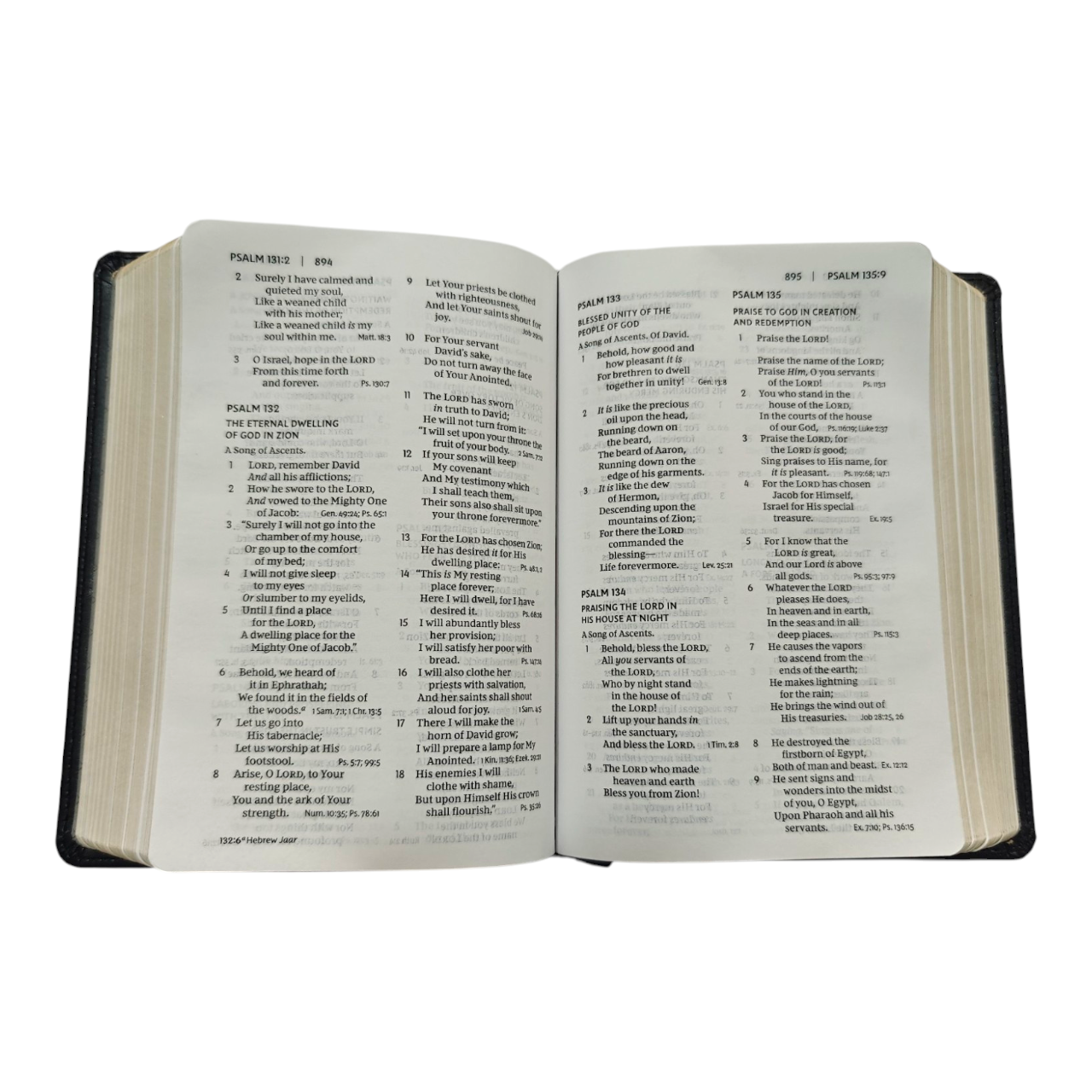 NKJV Compact Bible – Black LeatherSoft, Red Letter Edition, Portable Easy-to-Carry Design with Words of Christ Highlighted, Perfect for Travel, Church, and Daily Reading - Image 5