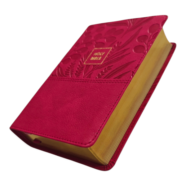 NKJV Compact Reference Bible, Pink Leathersoft – Red Letter, End-of-Page References, Comfort Print, Portable - Image 2