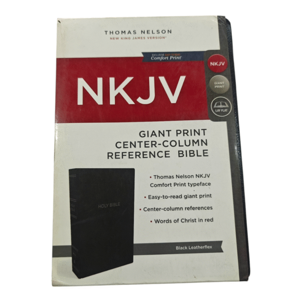 Read Comfortably, Study Deeply: The NKJV Giant Print Reference Bible (Center-Column)