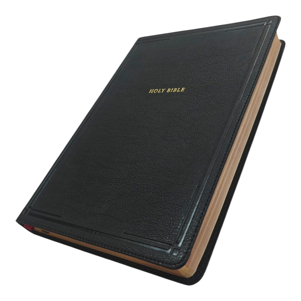 NKJV Giant Print Thinline Bible – Black LeatherTouch, Extra-Large Print for Easy Reading, Slim Lightweight Design, Elegant Faux Leather Cover for Comfortable Daily Use  Product Descr - Image 3