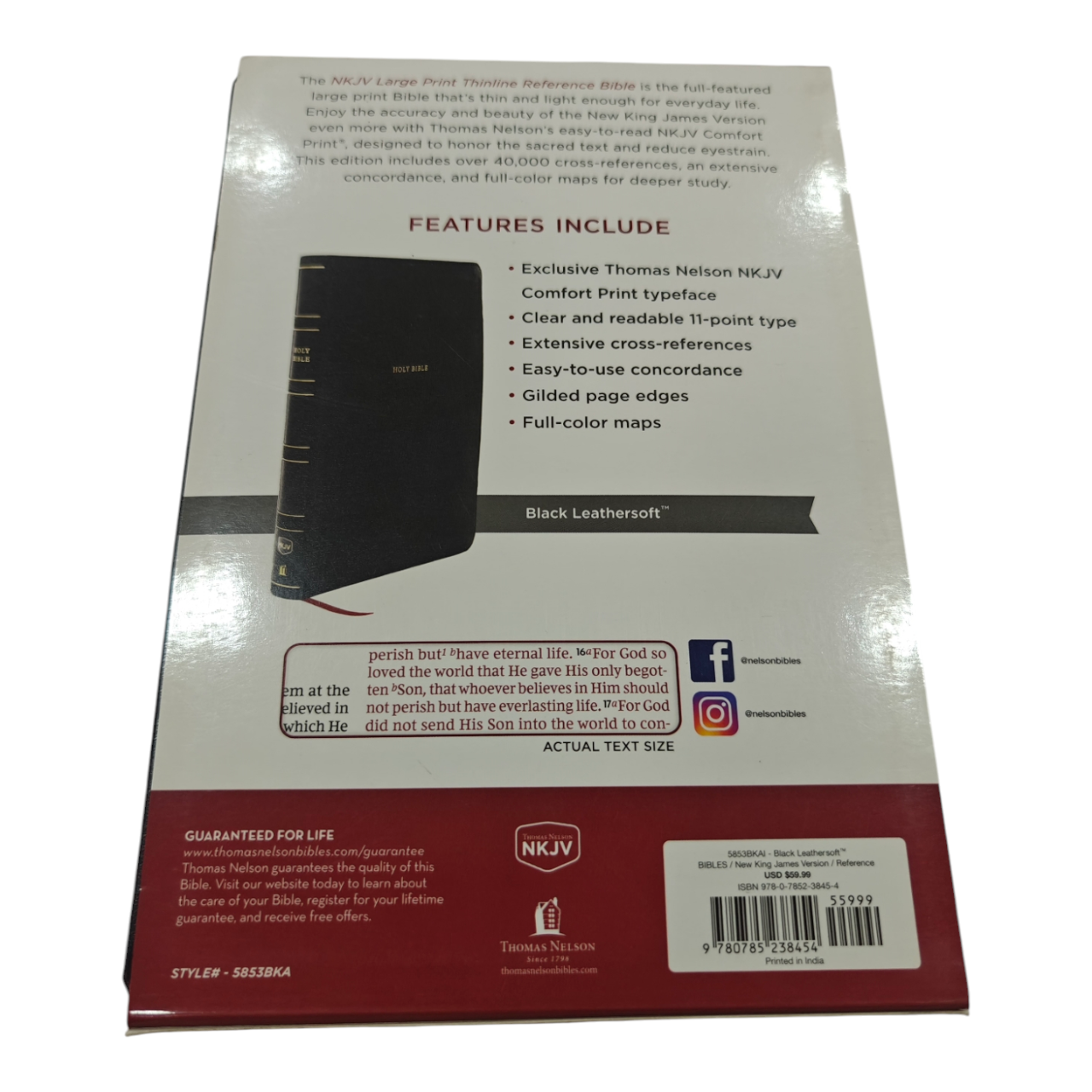 Nkjv large print thinline reference bible (3)