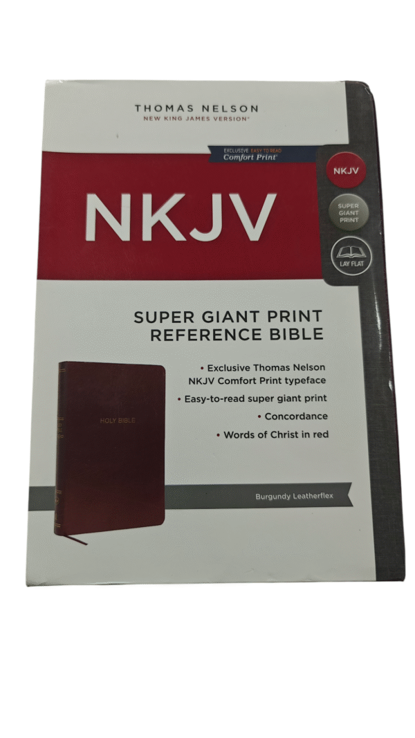 the Struggle with Small Print: The NKJV Super Giant Print Reference Bible
