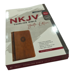 NKJV Thinline Bible, Youth Edition, Blue LeatherTouch, Red Letter, Comfort Print