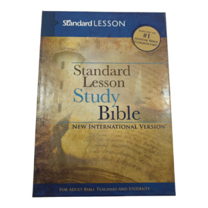 NIV Standard Lesson Study Bible, Hardcover | Based on the Standard Lesson Commentary