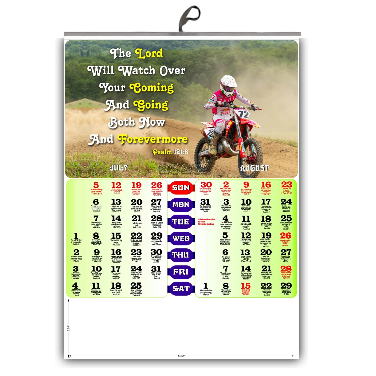 Ruth bible words 2026 calendar