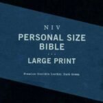 NIV Personal Size Large Print Bible - Premium Dark Green Goatskin Leather - Premier Collection