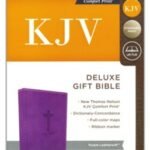KJV, Deluxe Gift Bible, Imitation Leather, Purple, Red Letter Edition