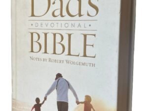 NIV Dad's Devotional Bible in New International Version Hardcover format, ideal for fathers seeking spiritual guidance.