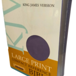 KJV Large Print Compact Reference Bible, Flexisoft leather, Lilac