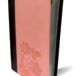 NLT Slimline Center Column Reference Bible, Brown/Pink (Slimline Reference: NLT) Imitation Leather