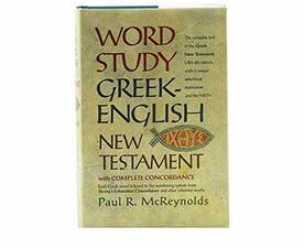 Christian Bible study resources including Greek-English New Testament with complete concordance