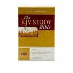 King James Version Study Bible with bonded leather cover for in-depth Bible study.