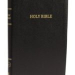 King James Version Bonded Leather Thinline Reference Bible with Comfort Print and Red Lettering