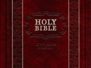 KJV Large Print Compact Bible, Brown Leather-Soft Cover with Zipper Closure (ISBN: 9781642728651)