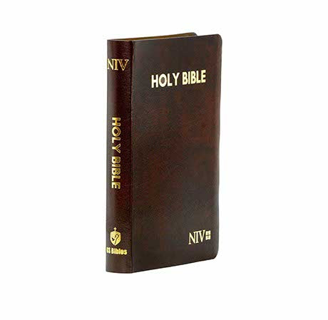 NIV Holy Bible Medium, Burgundy Aristo