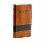 Medium size NIV Bible with zip closure, Expresso/Chocolate color