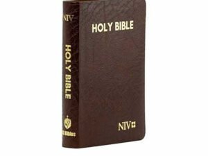 NIV Holy Bible Capsule in Cranberry, a compact and portable Bible edition